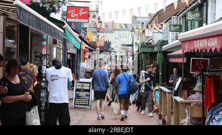 Kensington Gardens im trendigen North Laines von Brighton Stockfoto