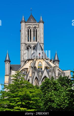 Nikolaikirche in der Stadt Gent (Gent) in Belgien, Europa Stockfoto