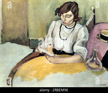 Porträt von Hermine David 1910 von Jules Pascin Stockfoto