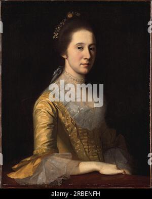 Margaret Strachan (Mrs. Thomas Harwood) 1771 von Charles Willson Peale Stockfoto