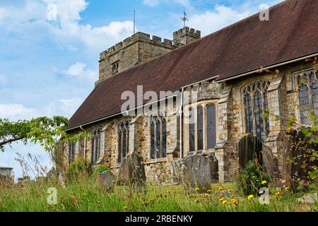 St. Mary's Church in Goudhurst, Kent, England Stockfoto