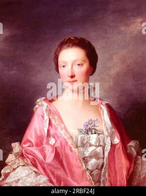 Porträt von Elizabeth Gunning, Herzogin von Argyll 1760, von Allan Ramsay Stockfoto