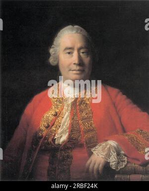 Porträt von David Hume 1766 von Allan Ramsay Stockfoto