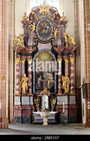 Neuberg, Steiermark, Österreich. 30. Juni 2023. Gemeindekirche Neuberg an der Mürz Stockfoto