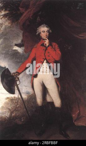 Francis Rawdon Hastings 1789 von Joshua Reynolds Stockfoto