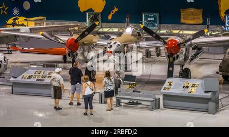 Im EAA Aviation Museum oder Experimental Aircraft Association Museum in Oshkosh Wisconsin, USA Stockfoto