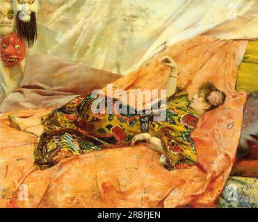 Das Porträt von Sarah Bernhardt 1900 von Georges Rochegrosse Stockfoto