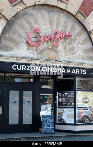 Rund um Clevedon, eine kleine Küstenstadt im Norden von somerset, Großbritannien, das Curzon Cinema Stockfoto