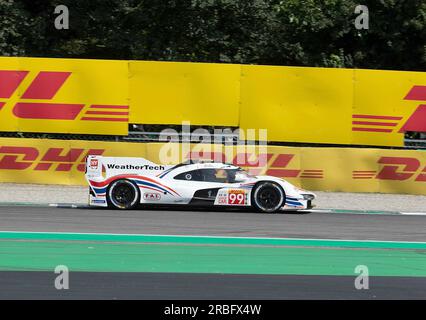 Monza, Italien. 08. Juli 2023. 08.07.2023, Autodromo Nazionale di Monza, Monza, WEC - 6 Stunden Monza, im Bild PROTONENWETTBEWERB, Porsche 911RSR, Gianmaria Bruni (ITA), Harry Tincknell (GBR), Neel Jani (CHE) Kredit: dpa/Alamy Live News Stockfoto