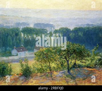 Am späten Nachmittag Giverny 1910 von Guy Rose Stockfoto