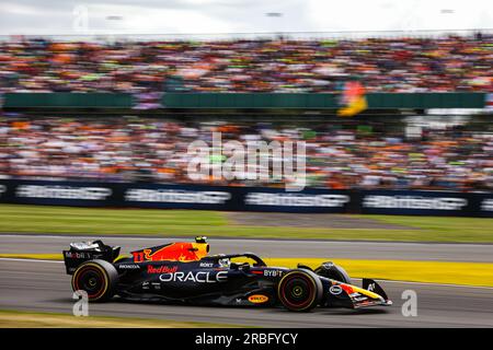 11 PEREZ Sergio (Mex), Red Bull Racing RB19, Action während des Formel 1 Aramco Großen Prix 2023, 10. Runde der Formel 1-Weltmeisterschaft 2023 vom 7. Bis 9. Juli 2023 auf der Silverstone Circuit in Silverstone, Großbritannien Stockfoto