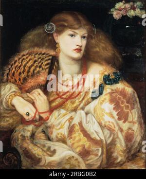 Monna Vanna 1866 von Dante Gabriel Rossetti Stockfoto