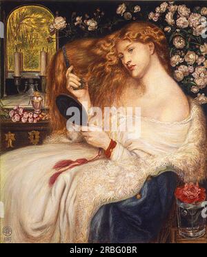 Lady Lilith 1867 von Dante Gabriel Rossetti Stockfoto