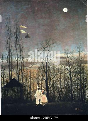 Karnevalabend 1886 von Henri Rousseau Stockfoto