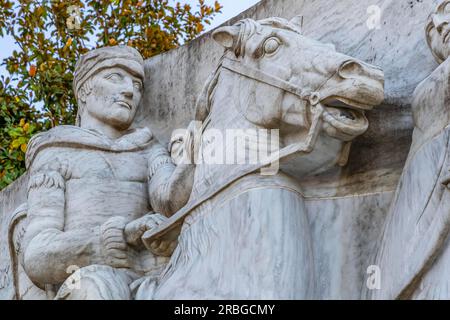 12. Oktober 2018, Salem, Oregon, USA: Das Oregon State Capitol ist das Gebäude, in dem sich der Gesetzgeber und die Büros des Gouverneurs befinden Stockfoto