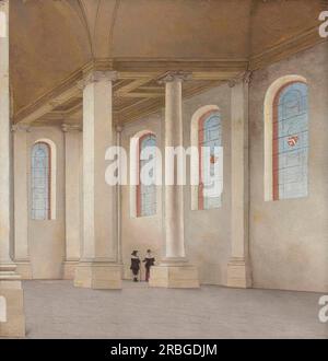 Das Innere des Nieuwe Kerk Haarlem von Pieter Saenredam Stockfoto