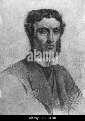 Matthew Arnold 1881 von Frederick Sandys Stockfoto