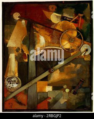 Bau für Noble Ladys 1919 von Kurt Schwitters Stockfoto