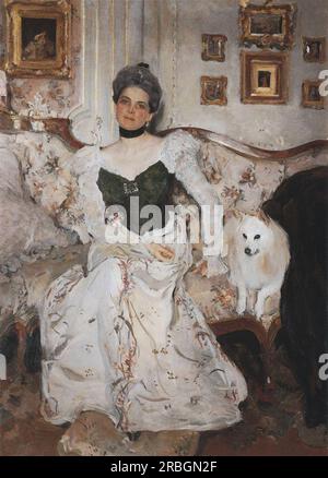 Porträt von Prinzessin Zinaida Yusupova 1902 von Valentin Serov Stockfoto