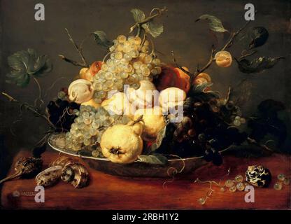 Stillleben mit einem Teller Obst von Frans Snyders Stockfoto