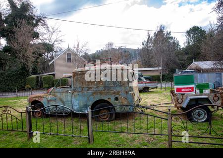 Sofala Stadt in New South Wales, ehemalige Goldgräberstadt, NSW, Australien Stockfoto