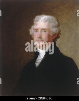 Thomas Jefferson 1821 von Gilbert Stuart Stockfoto