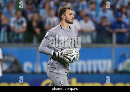 RS – PORTO ALEGRE – 09/07/2023 – BRAZILEIRO A 2023, GREMIO X BOTAFOGO – Lucas Perri Botafogo Torwart während eines Spiels gegen Gremio im Stadion Arena do Gremio für die brasilianische Meisterschaft A 2023. Foto: Pedro H. Tesch/AGIF/Sipa USA Stockfoto