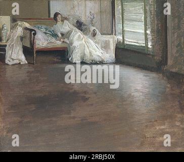 Gegenüber von Zimmer 1899 von Edmund Charles Tarbell Stockfoto