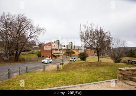 Winter 2023, Hill End ehemalige Goldgräberstadt in der Region New South Wales, Australien Stockfoto