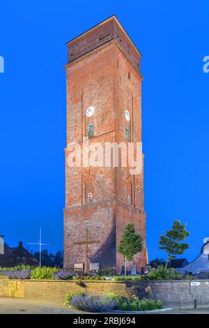 Alter Leuchtturm, Insel Borkum, Niedersachsen, Deutschland Stockfoto