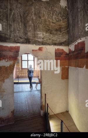 Museum von Schloss Runkelstein, Bozen, Trentino, Südtirol, Italien, Alpen, Europa Stockfoto