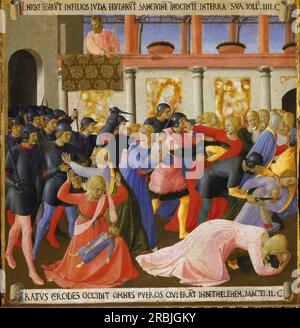 Fra Angelico – 09. Massaker an den Unschuldigen Stockfoto