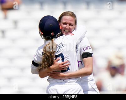 Dateifoto vom 22.-06-2023 von Tammy Beaumont und Lauren Filer, die vor den entscheidenden drei ODIS in der Multi-Format-Asche der Frauen nach England zurückkehren, nachdem sie in den T20S Jahren übersehen wurden. Ausgabedatum: Montag, 10. Juli 2023. Stockfoto