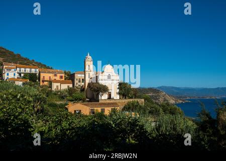 Cargèse, Westküste, Departement Corse-du-Sud, Korsika, Mittelmeer, Frankreich Stockfoto