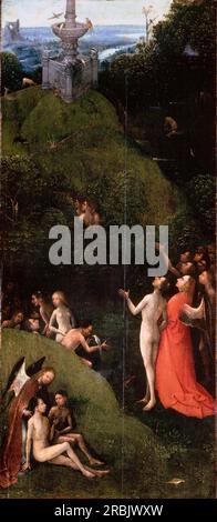 Hieronymus Bosch – der Garten Eden 1505-15. Stockfoto