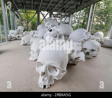 RON MUECK IN DER FONDATION CARTIER PARIS Stockfoto