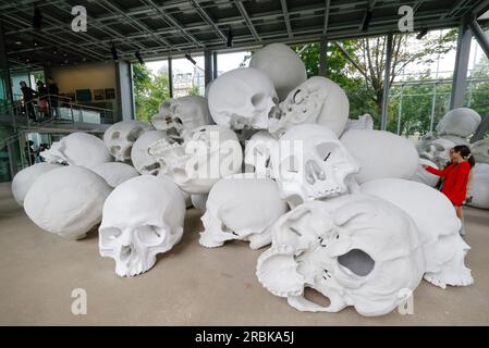 RON MUECK IN DER FONDATION CARTIER PARIS Stockfoto