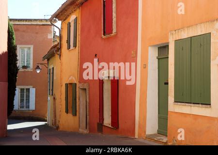 Roussillon, Vaucluse, Luberon Regional National Park, Provence-Alpes-Côte d'Azur, Frankreich Stockfoto