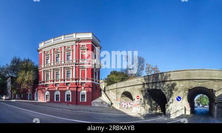 Historisches Pommer-Gebäude in Odessa, Ukraine Stockfoto