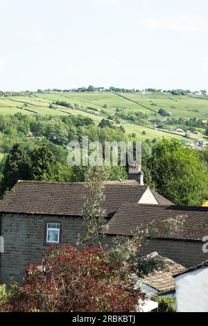 Haworth Village Yorkshire England Stockfoto