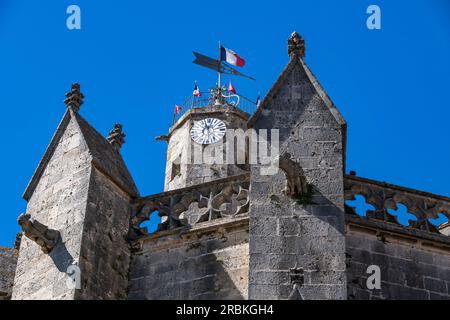 St. Etienne Collegiate Church, Capestang, Hérault, Frankreich, Europa Stockfoto