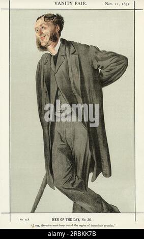 Mann des Tages Nr. 36° - Karikatur von Matthew Arnold 1871 von James Tissot Stockfoto