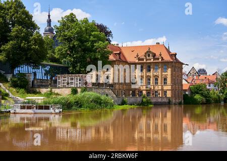 International Artists'39; Haus Villa Concordia in der UNESCO-Weltkulturerbestadt Bamberg, Oberfranken, Franken, Bayern, Deutschland Stockfoto