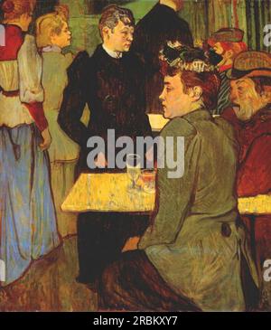 Ecke im Moulin de la Galette 1892 von Henri de Toulouse-Lautrec Stockfoto