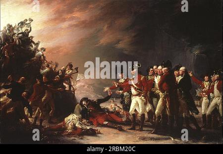 Die Sortie von der Garnison von Gibraltar 1789 von John Trumbull Stockfoto
