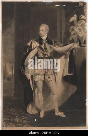 Robert Stewart, 2. Marquess of Londonderry (Lord Castlereagh) 1822 von Charles Turner Stockfoto