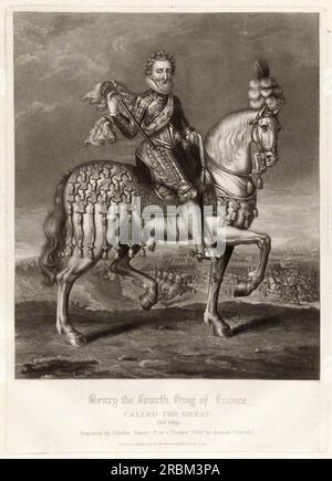 Henri IV., König von Frankreich 1816 von Charles Turner Stockfoto