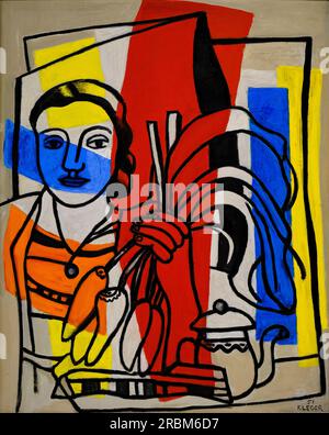 Frankreich, Aveyron (12), Rodez, le Musée Soulages, exposition Fernand Leger, La Botte de Navets, 1951 // Frankreich, Aveyron (12), Rodez, das Soulages Museum Stockfoto