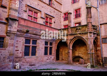 Frankreich, Aveyron (12), Rodez, Benoits Haus aus dem 15. Jahrhundert Stockfoto