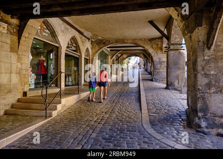 Frankreich, Aveyron (12), Villefranche-de-Rouergue, Gemeinde, die als Stadt der Kunst und Geschichte eingestuft ist, historisches Zentrum Stockfoto